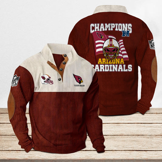 Arizona Cardinals Colorful Stand Collar Sweatshirt Limited Edition AZCACSSW000065