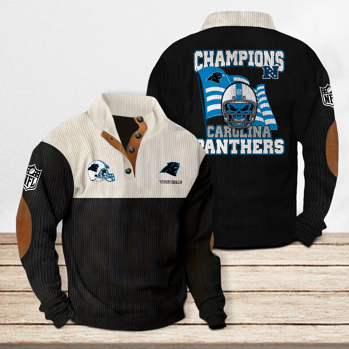 Carolina Panthers Colorful Stand Collar Sweatshirt Limited Edition AZCACSSW000067