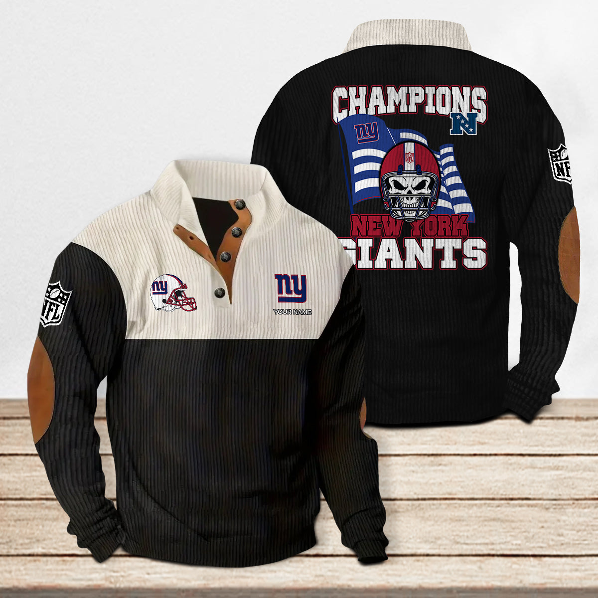 New York Giants Colorful Stand Collar Sweatshirt Limited Edition AZCACSSW000075