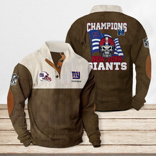 New York Giants Colorful Stand Collar Sweatshirt Limited Edition AZCACSSW000075
