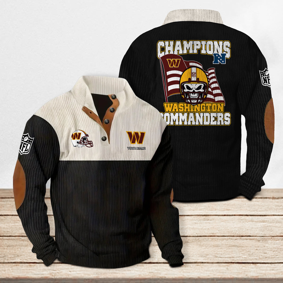 Washington Commanders Colorful Stand Collar Sweatshirt Limited Edition AZCACSSW000080