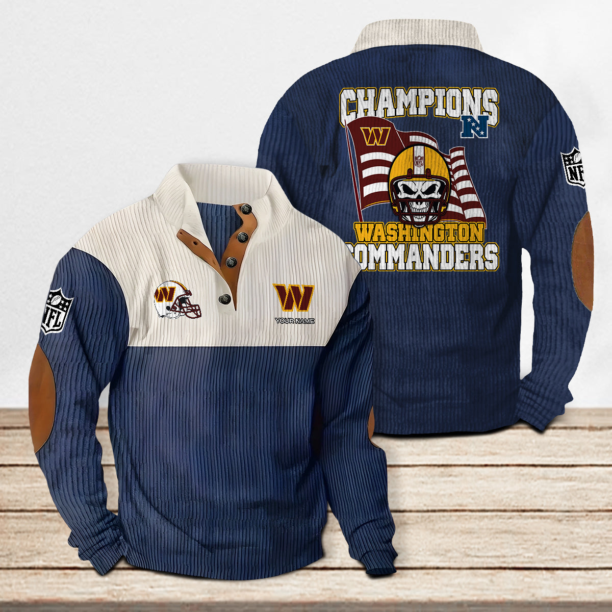 Washington Commanders Colorful Stand Collar Sweatshirt Limited Edition AZCACSSW000080