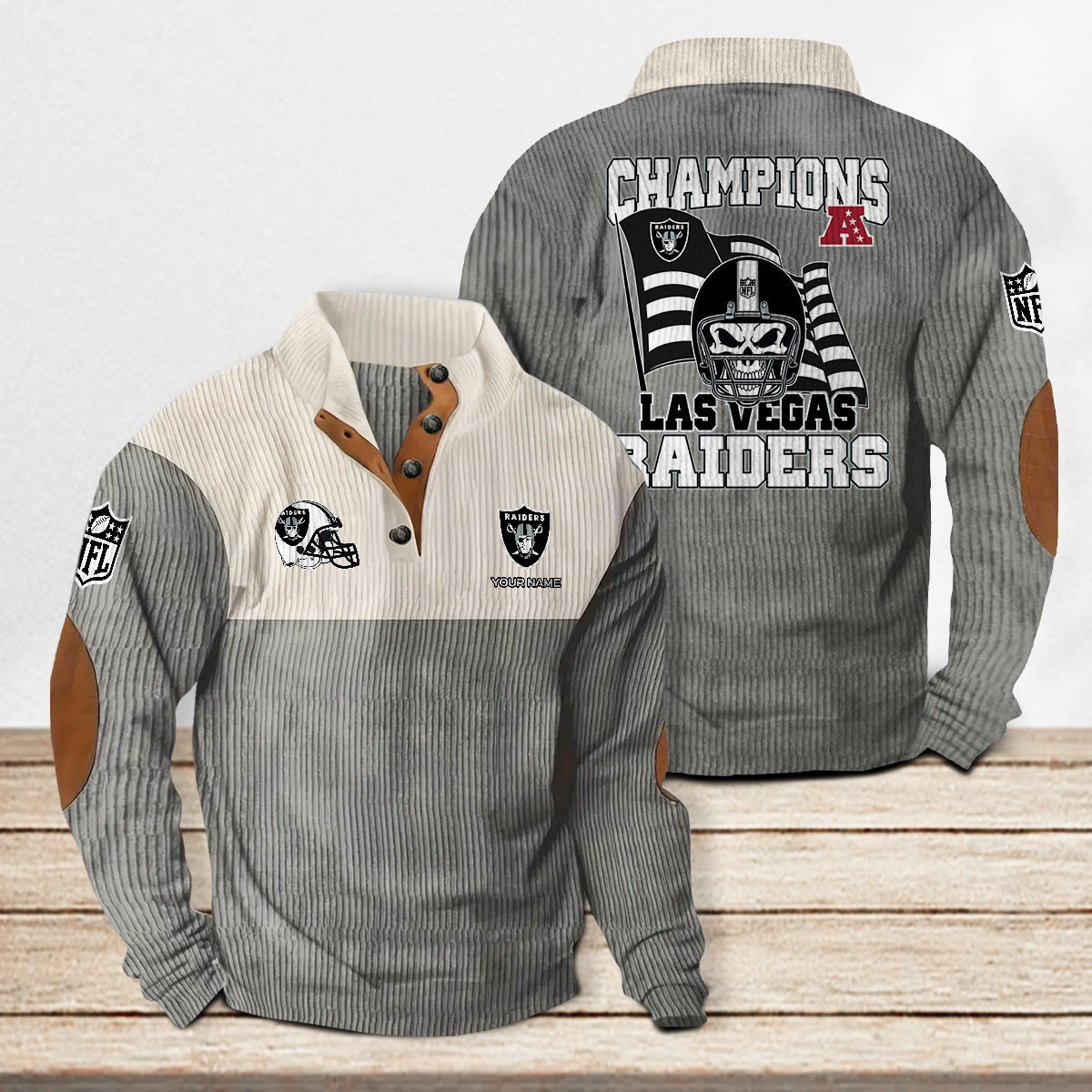 Las Vegas Raiders Colorful Stand Collar Sweatshirt Limited Edition AZCACSSW000090