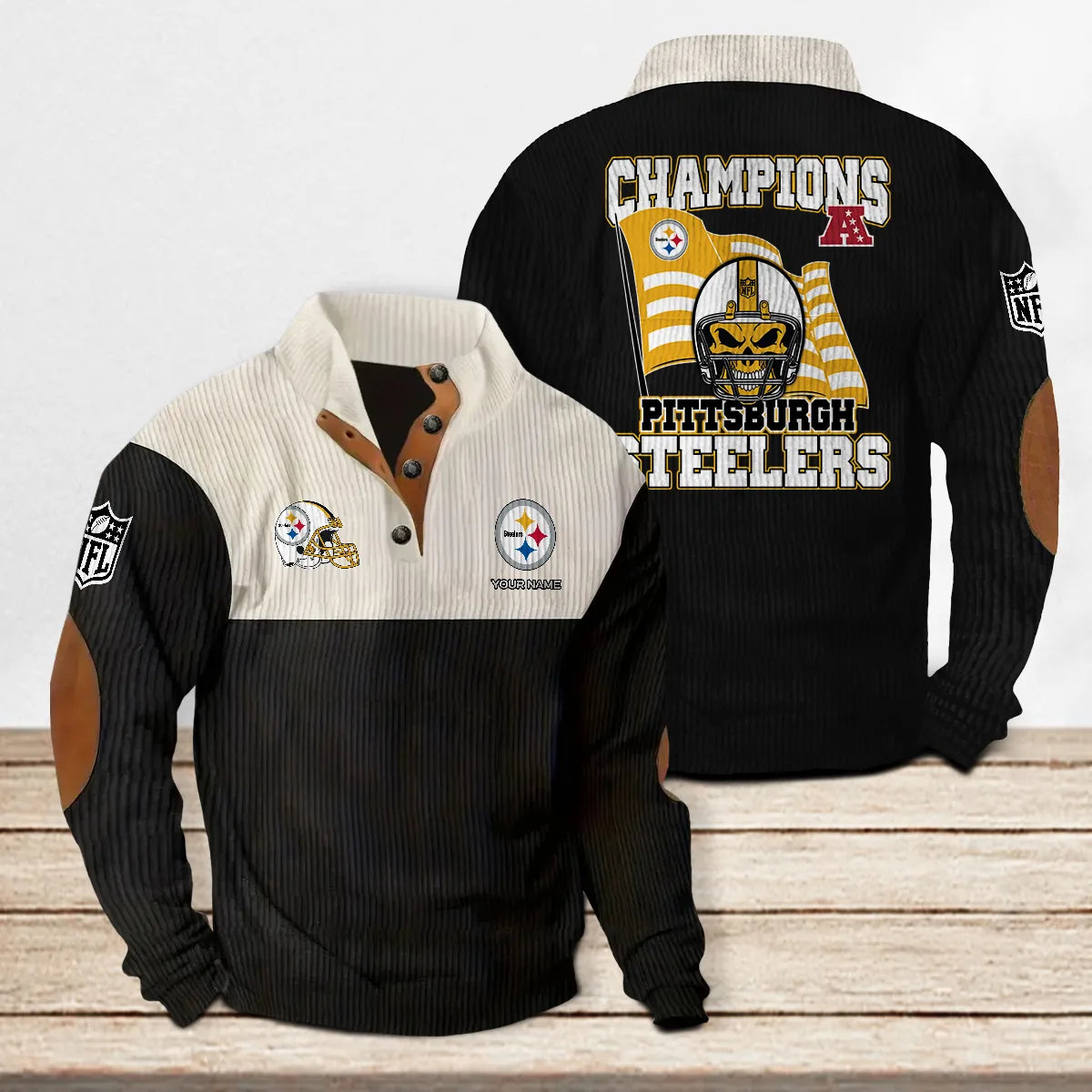 Pittsburgh Steelers Colorful Stand Collar Sweatshirt Limited Edition AZCACSSW000095