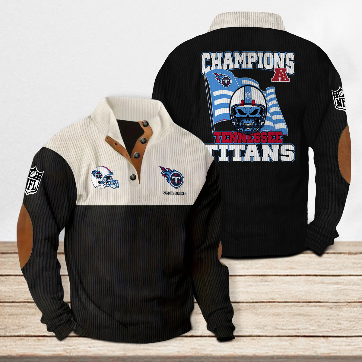 Tennessee Titans Colorful Stand Collar Sweatshirt Limited Edition AZCACSSW000096