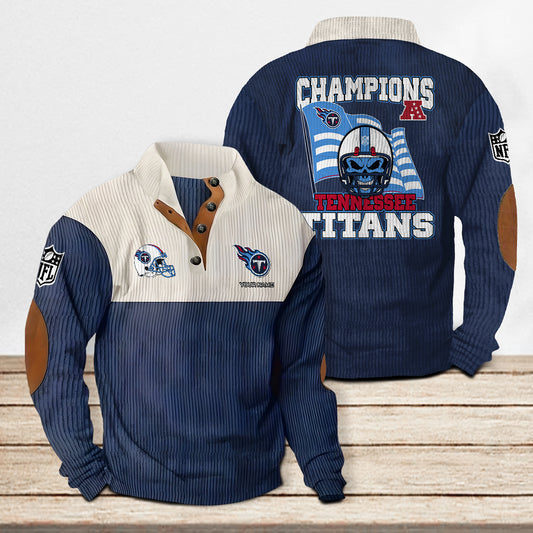 Tennessee Titans Colorful Stand Collar Sweatshirt Limited Edition AZCACSSW000096