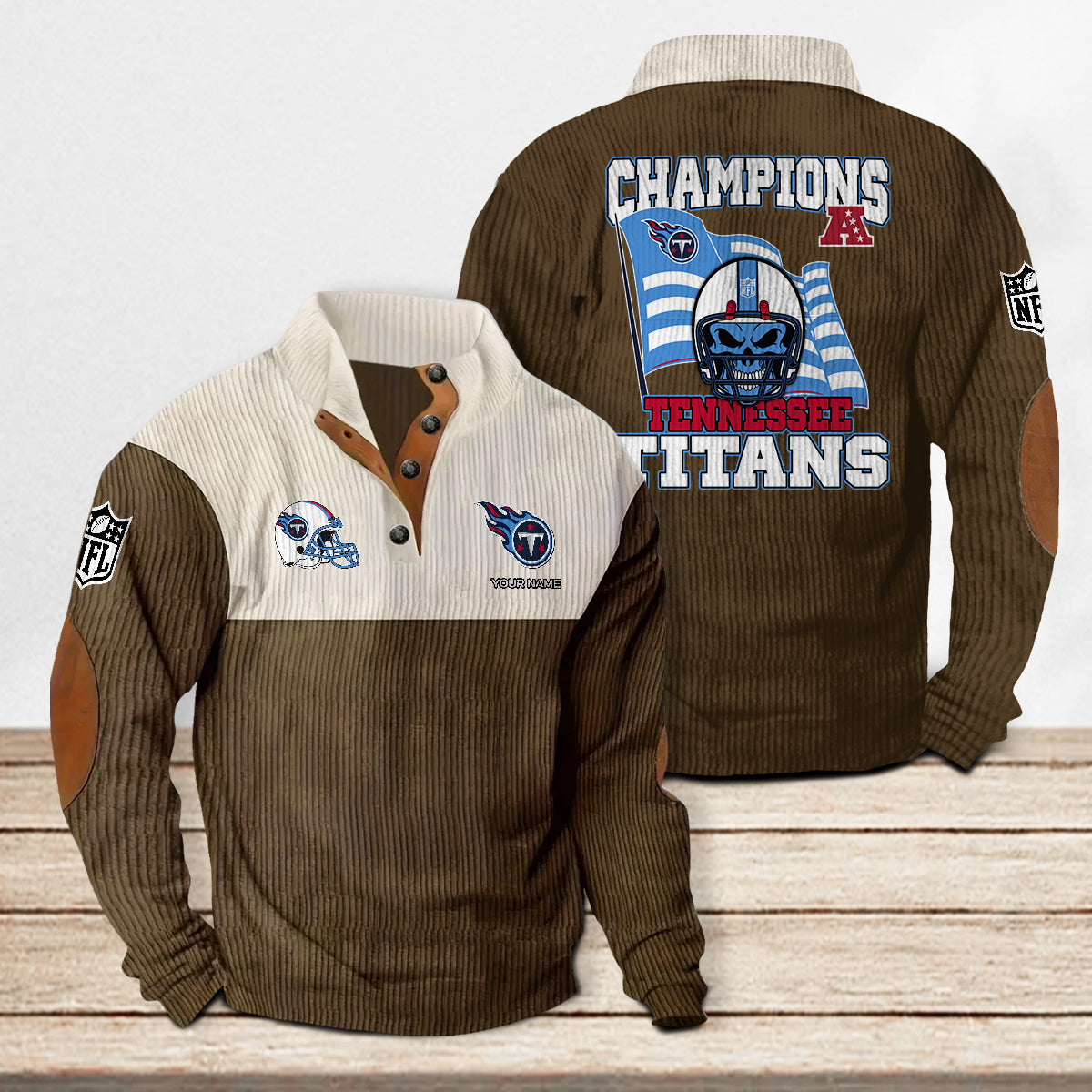 Tennessee Titans Colorful Stand Collar Sweatshirt Limited Edition AZCACSSW000096