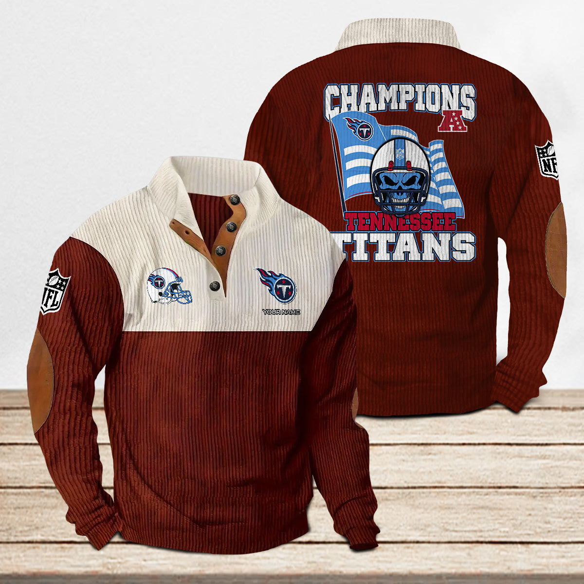 Tennessee Titans Colorful Stand Collar Sweatshirt Limited Edition AZCACSSW000096