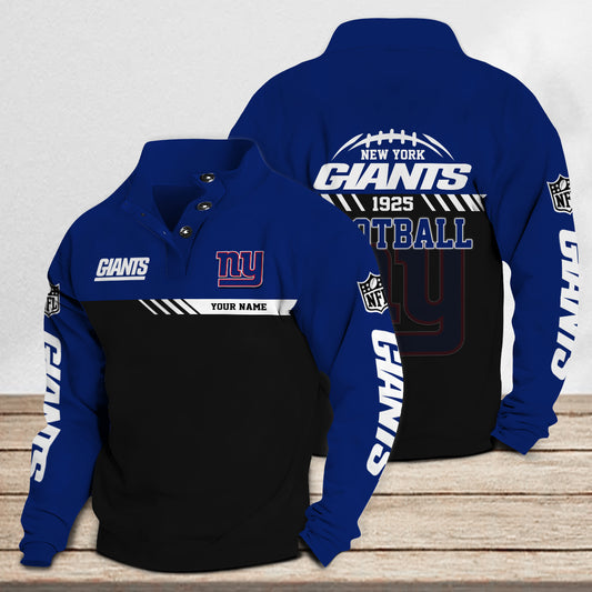 New York Giants Casual Stand Collar Sweatshirt Premium New Edition AZCASCSW000235