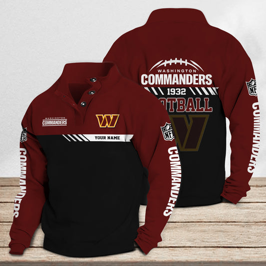 Washington Commanders Casual Stand Collar Sweatshirt Premium New Edition AZCASCSW000240
