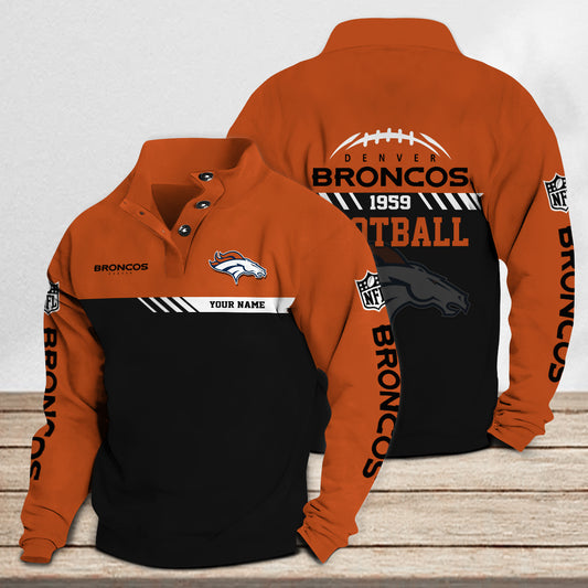 Denver Broncos Casual Stand Collar Sweatshirt Premium New Edition AZCASCSW000245