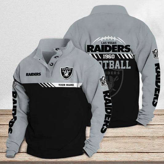 Las Vegas Raiders Casual Stand Collar Sweatshirt Premium New Edition AZCASCSW000250