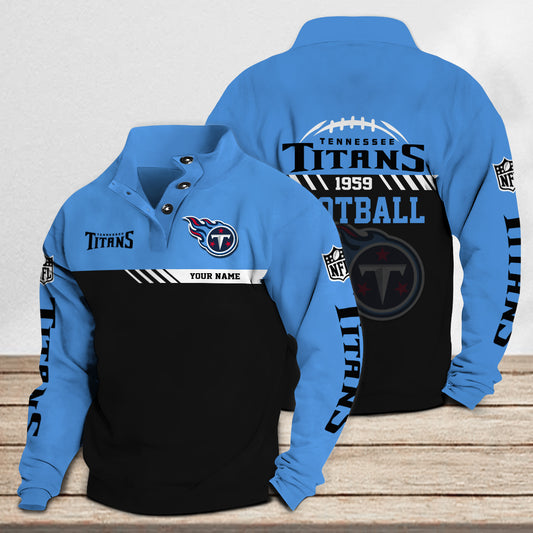 Tennessee Titans Casual Stand Collar Sweatshirt Premium New Edition AZCASCSW000256