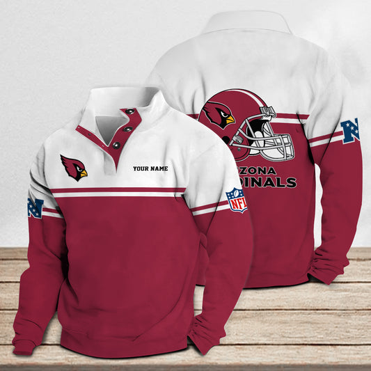 Arizona Cardinals Casual Stand Collar Sweatshirt Premium New Edition AZCASCSW000257