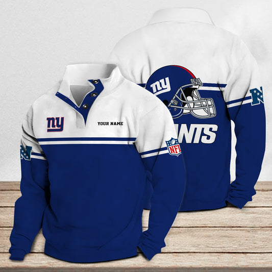 New York Giants Casual Stand Collar Sweatshirt Premium New Edition AZCASCSW000267