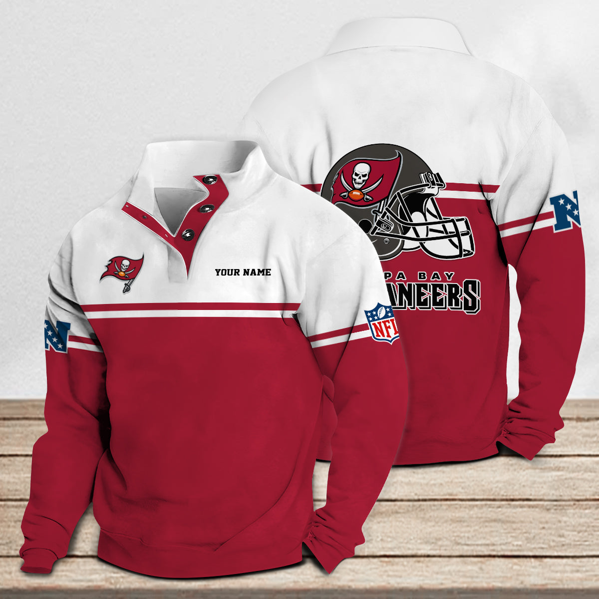 Tampa Bay Buccaneers Casual Stand Collar Sweatshirt Premium New Edition AZCASCSW000271