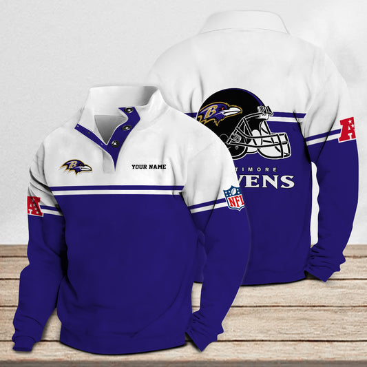 Baltimore Ravens Casual Stand Collar Sweatshirt Premium New Edition AZCASCSW000273