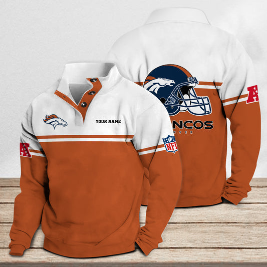 Denver Broncos Casual Stand Collar Sweatshirt Premium New Edition AZCASCSW000277