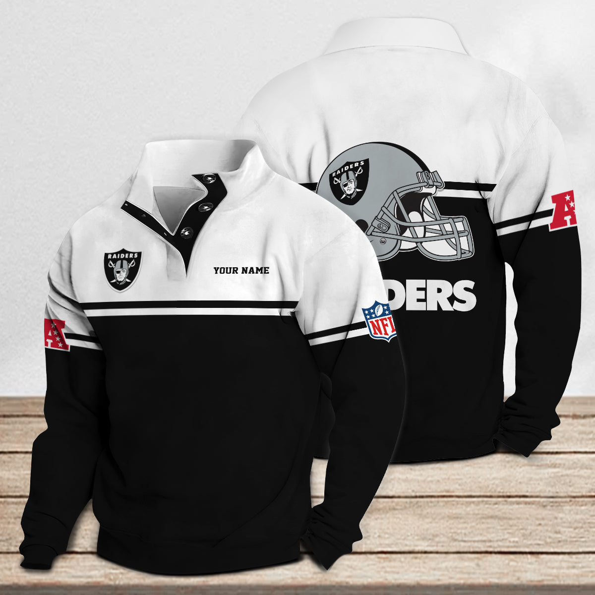 Las Vegas Raiders Casual Stand Collar Sweatshirt Premium New Edition AZCASCSW000282