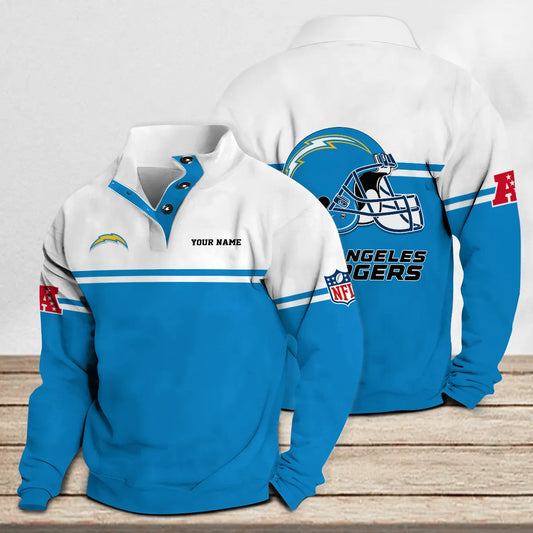 Los Angeles Chargers Casual Stand Collar Sweatshirt Premium New Edition AZCASCSW000283