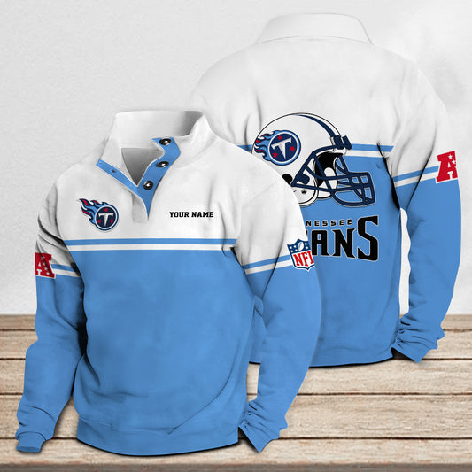 Tennessee Titans Casual Stand Collar Sweatshirt Premium New Edition AZCASCSW000288