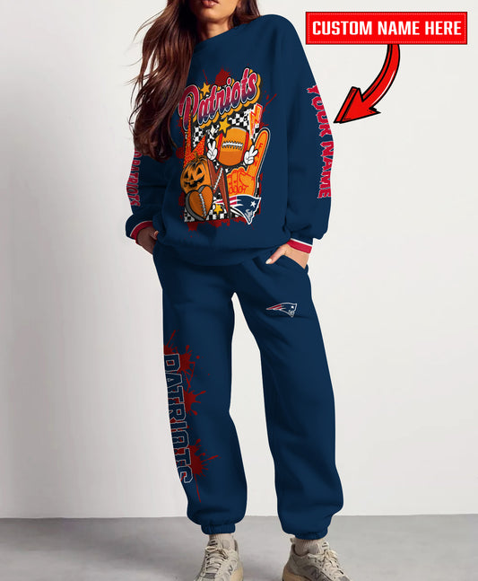 New England Patriots Halloween Collection Unisex Sweatshirt And Sweatpants Set AZCASP000029Team Color