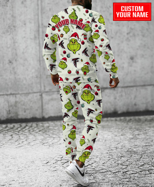 Atlanta Falcons Christmas Pattern Sweatsuit And Sweatpants AZCASP000034