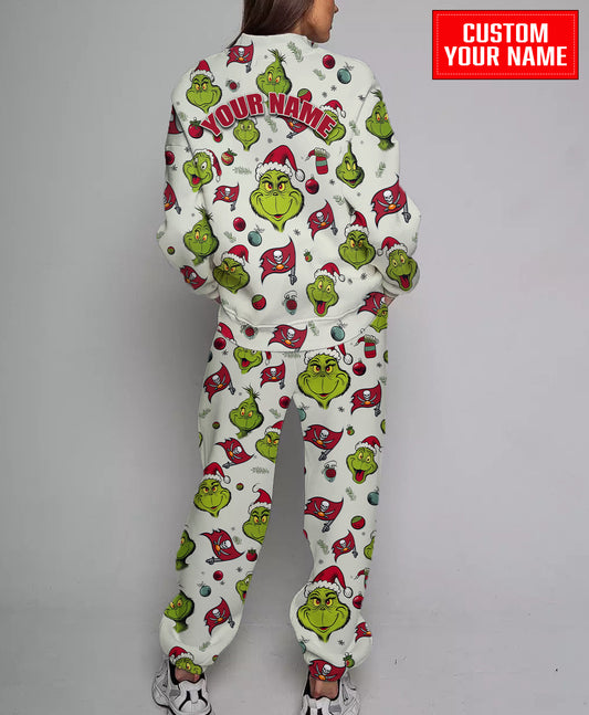 Tampa Bay Buccaneers Christmas Pattern Sweatsuit And Sweatpants AZCASP000047