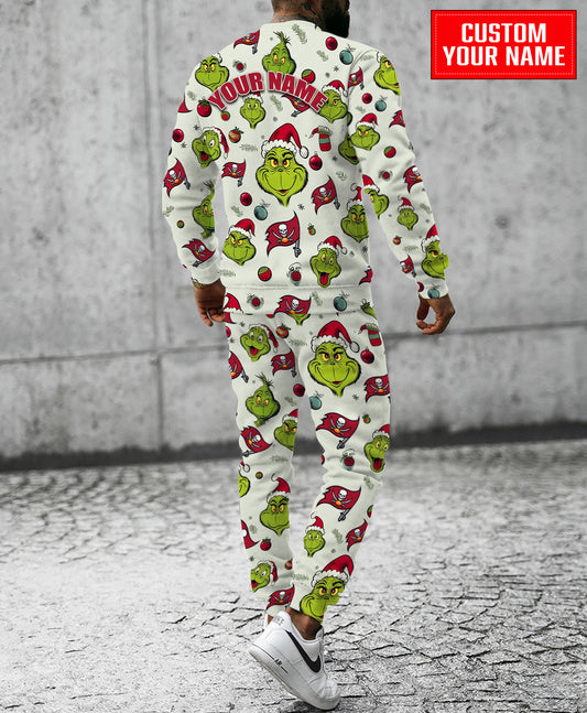 Tampa Bay Buccaneers Christmas Pattern Sweatsuit And Sweatpants AZCASP000047