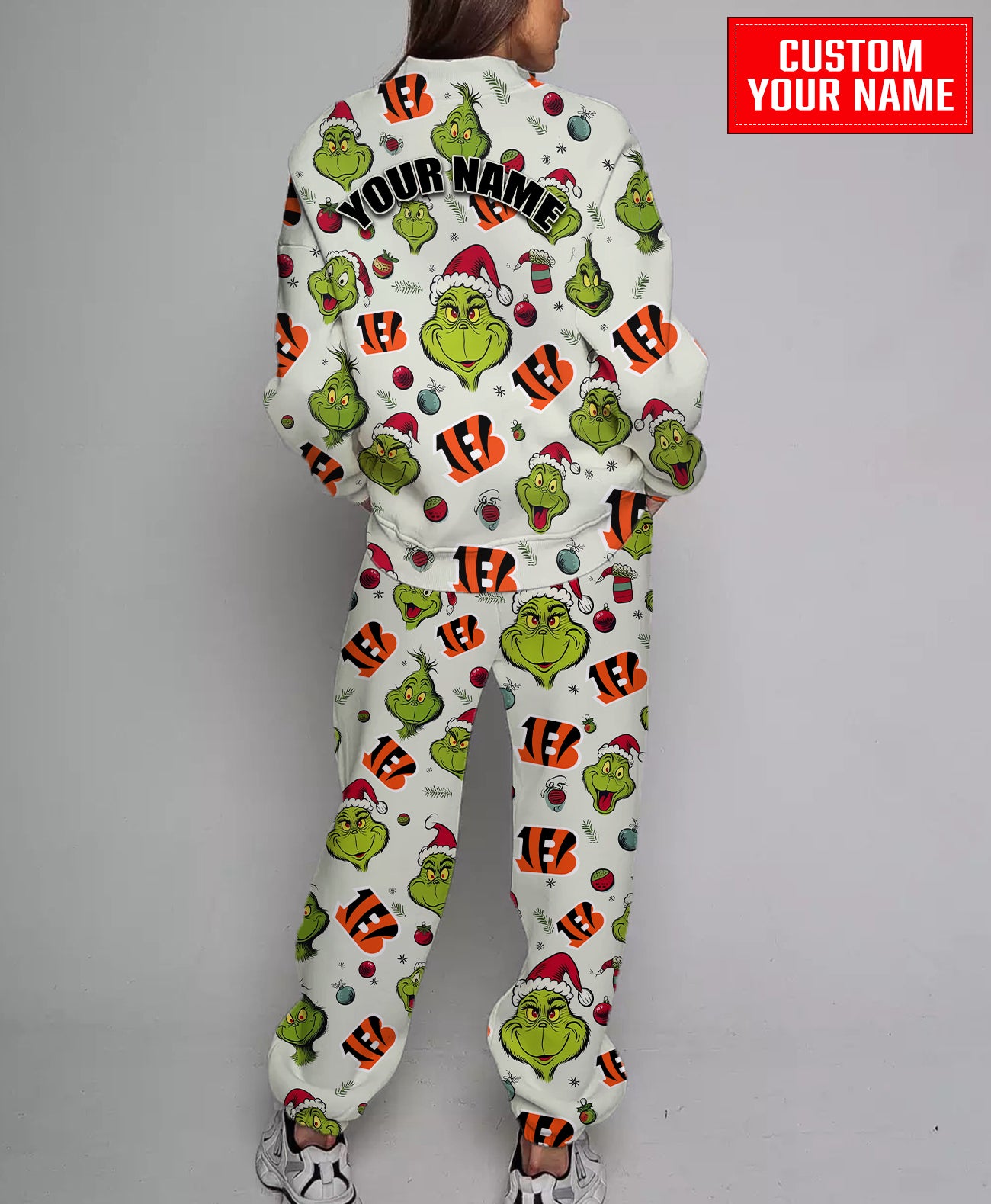 Cincinnati Bengals Christmas Pattern Sweatsuit And Sweatpants AZCASP000051