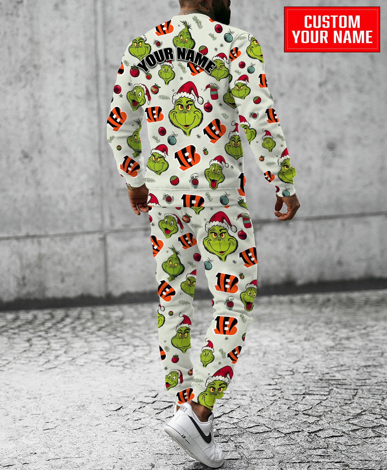 Cincinnati Bengals Christmas Pattern Sweatsuit And Sweatpants AZCASP000051