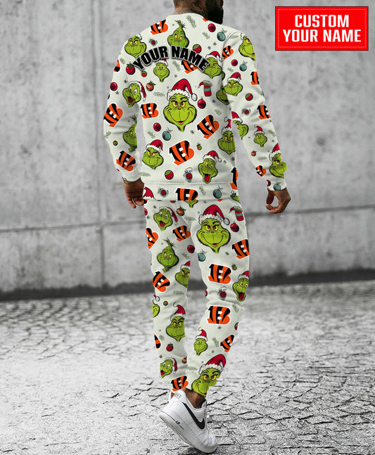 Cincinnati Bengals Christmas Pattern Sweatsuit And Sweatpants AZCASP000051