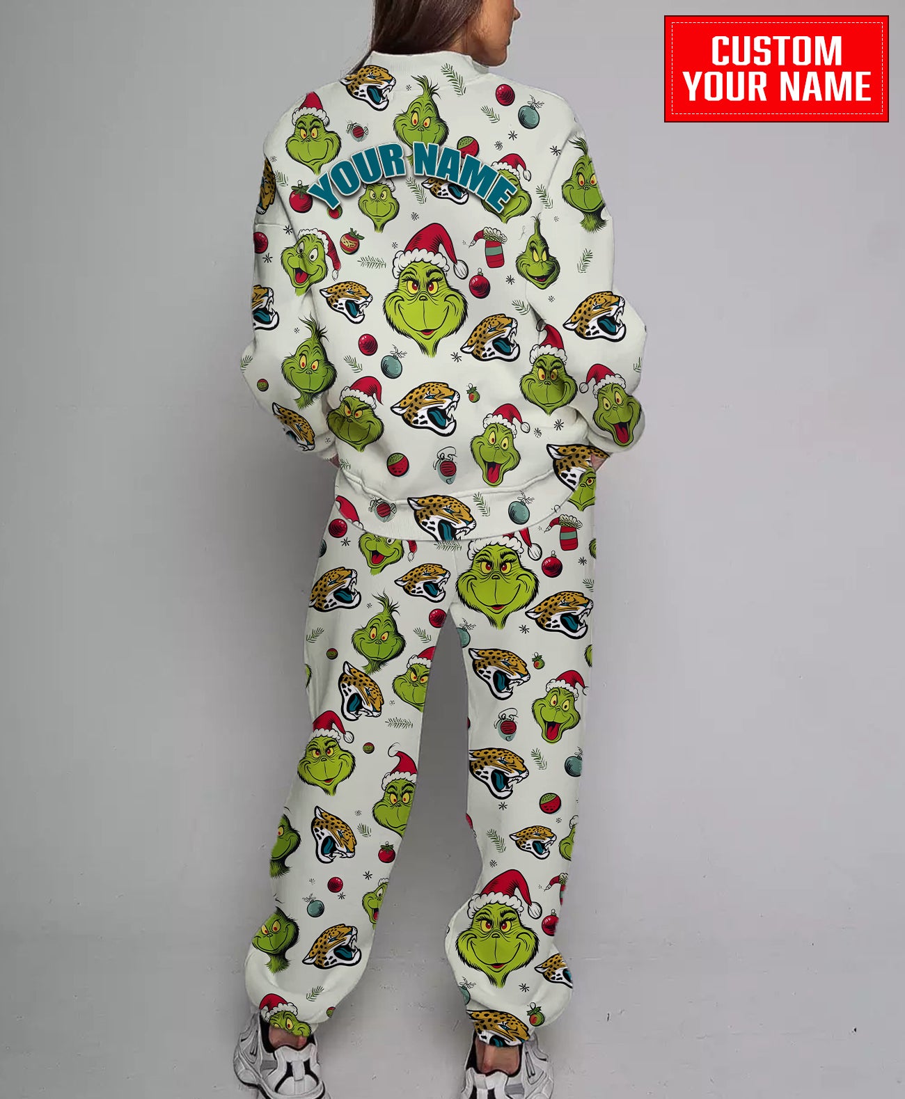 Jacksonville Jaguars Christmas Pattern Sweatsuit And Sweatpants AZCASP000056