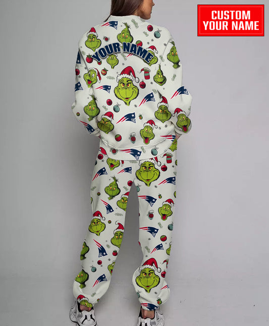 New England Patriots Christmas Pattern Sweatsuit And Sweatpants AZCASP000061