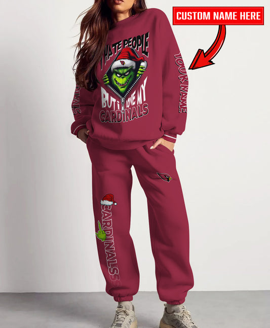 Arizona Cardinals Combo Unisex Sweatshirt And Sweatpants Christmas Collection AZCASP000097TeamColor