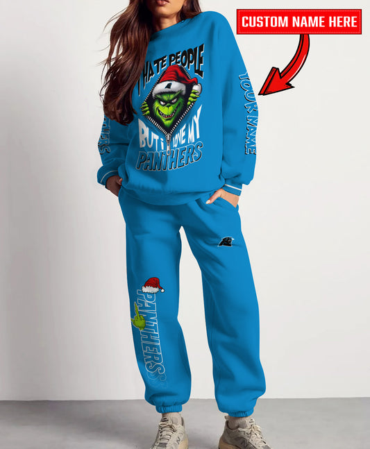 Carolina Panthers Combo Unisex Sweatshirt And Sweatpants Christmas Collection AZCASP000099TeamColor