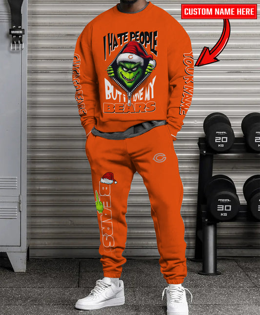 Chicago Bears Combo Unisex Sweatshirt And Sweatpants Christmas Collection AZCASP000100TeamColor