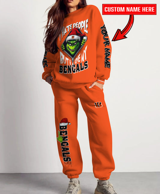 Cincinnati Bengals Combo Unisex Sweatshirt And Sweatpants Christmas Collection AZCASP000115TeamColor