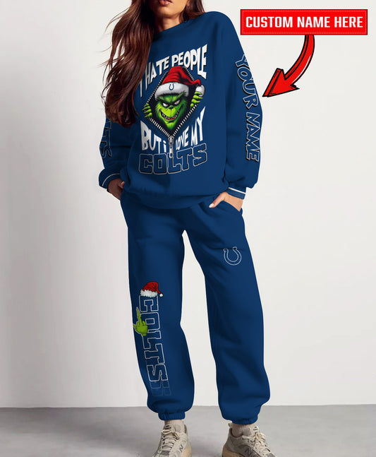 Indianapolis Colts Combo Unisex Sweatshirt And Sweatpants Christmas Collection AZCASP000119TeamColor