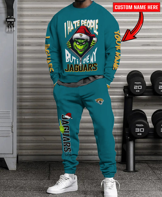 Jacksonville Jaguars Combo Unisex Sweatshirt And Sweatpants Christmas Collection AZCASP000120TeamColor