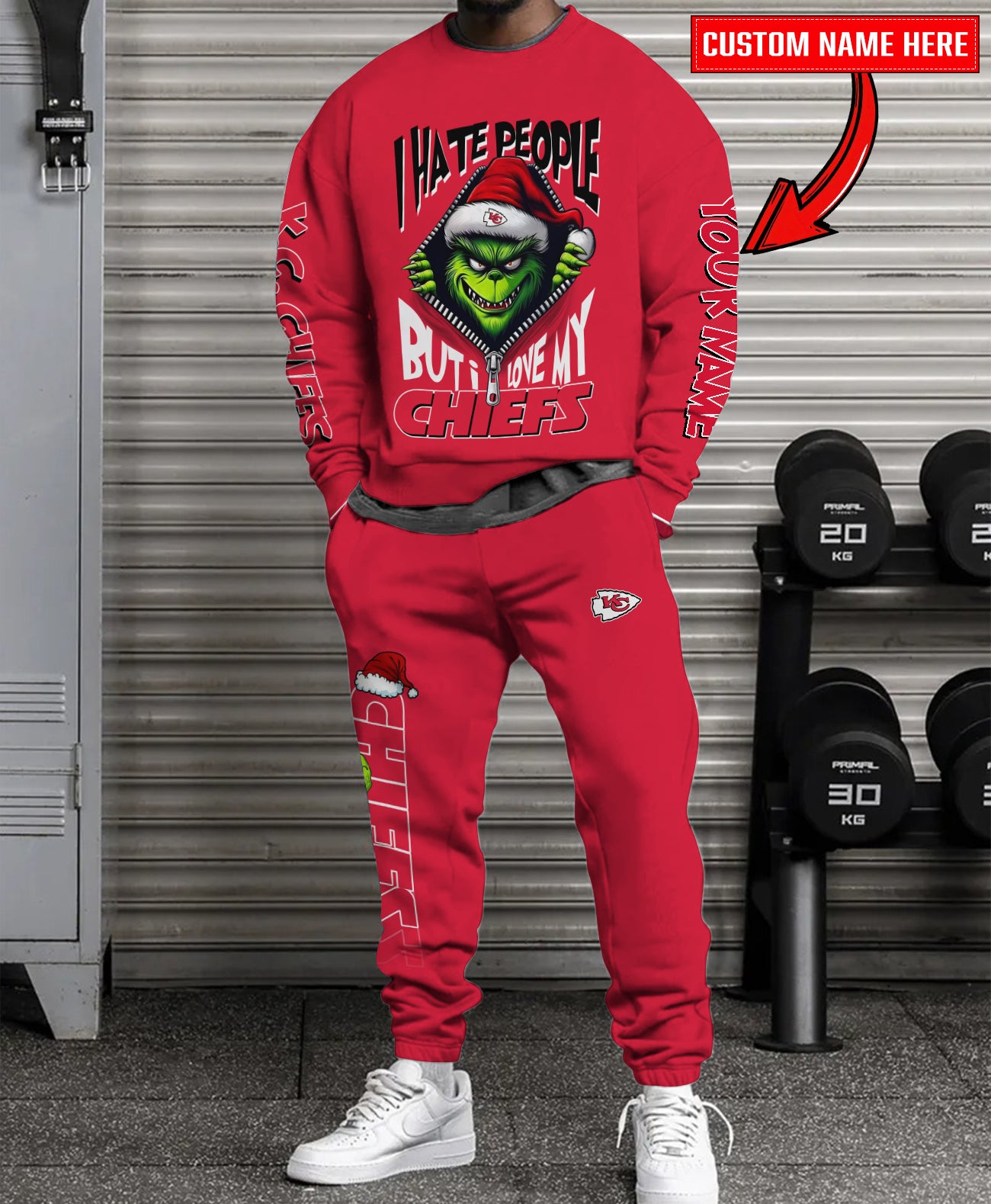 Kansas City Chiefs Combo Unisex Sweatshirt And Sweatpants Christmas Collection AZCASP000121TeamColor