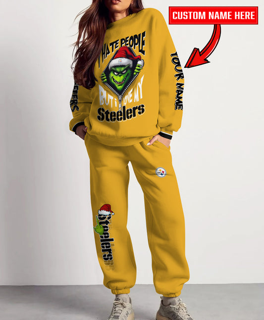 Pittsburgh Steelers Combo Unisex Sweatshirt And Sweatpants Christmas Collection AZCASP000127TeamColor