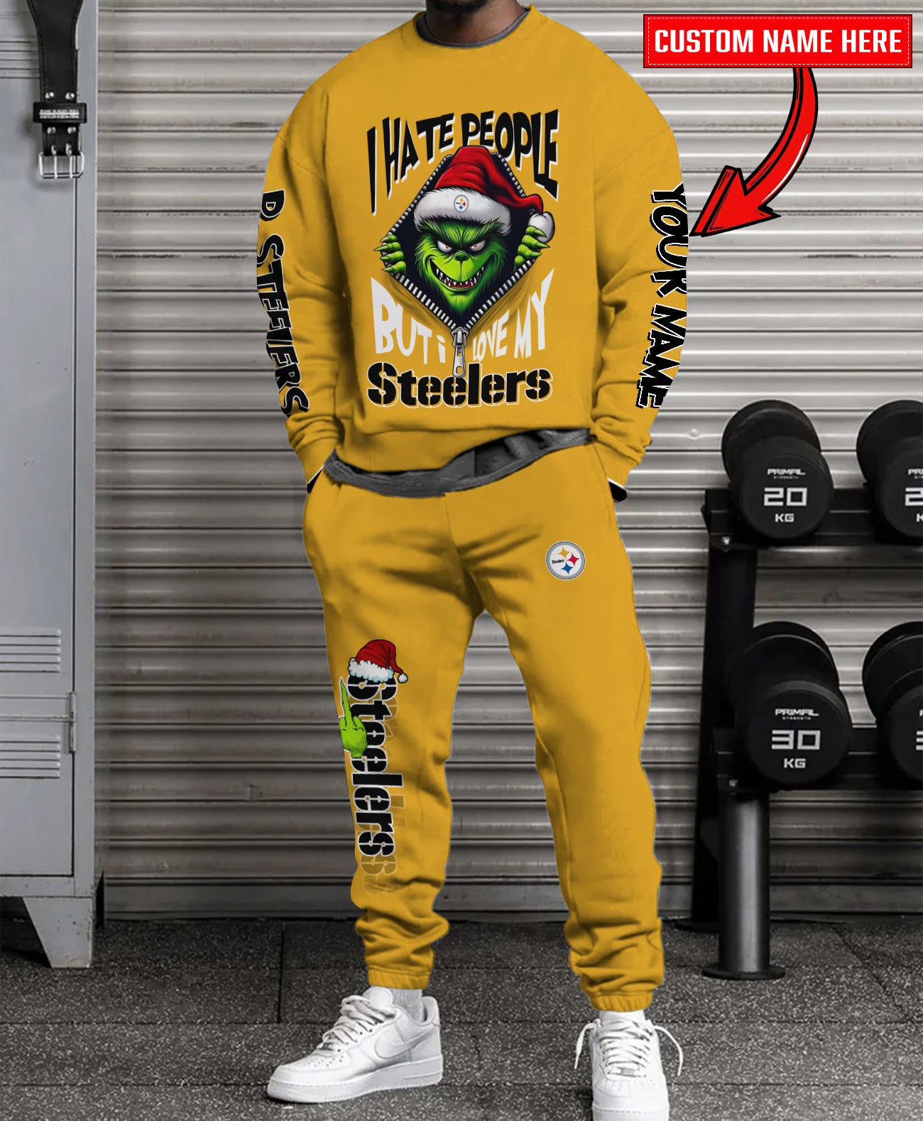 Pittsburgh Steelers Combo Unisex Sweatshirt And Sweatpants Christmas Collection AZCASP000127TeamColor