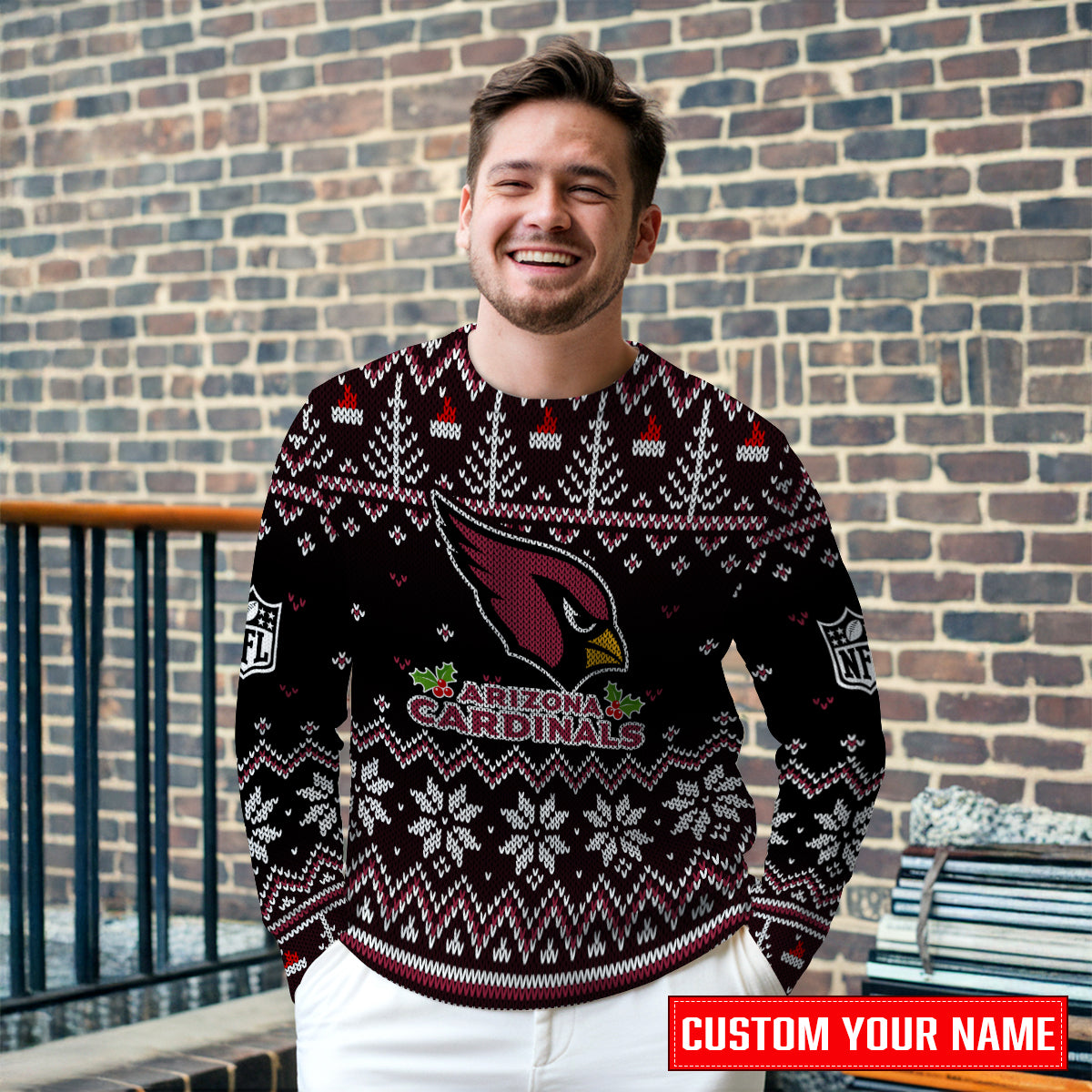 Arizona Cardinals Premium Ugly Christmas Sweater Special Edition  AZCAUSW000065