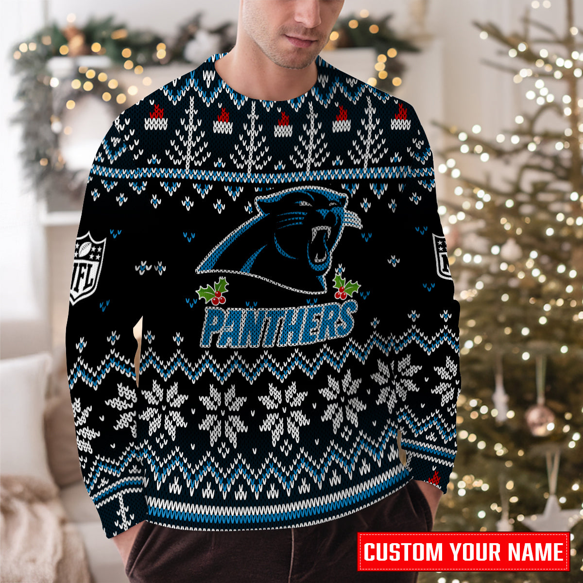 Carolina Panthers Premium Ugly Christmas Sweater Special Edition AZCAUSW000067