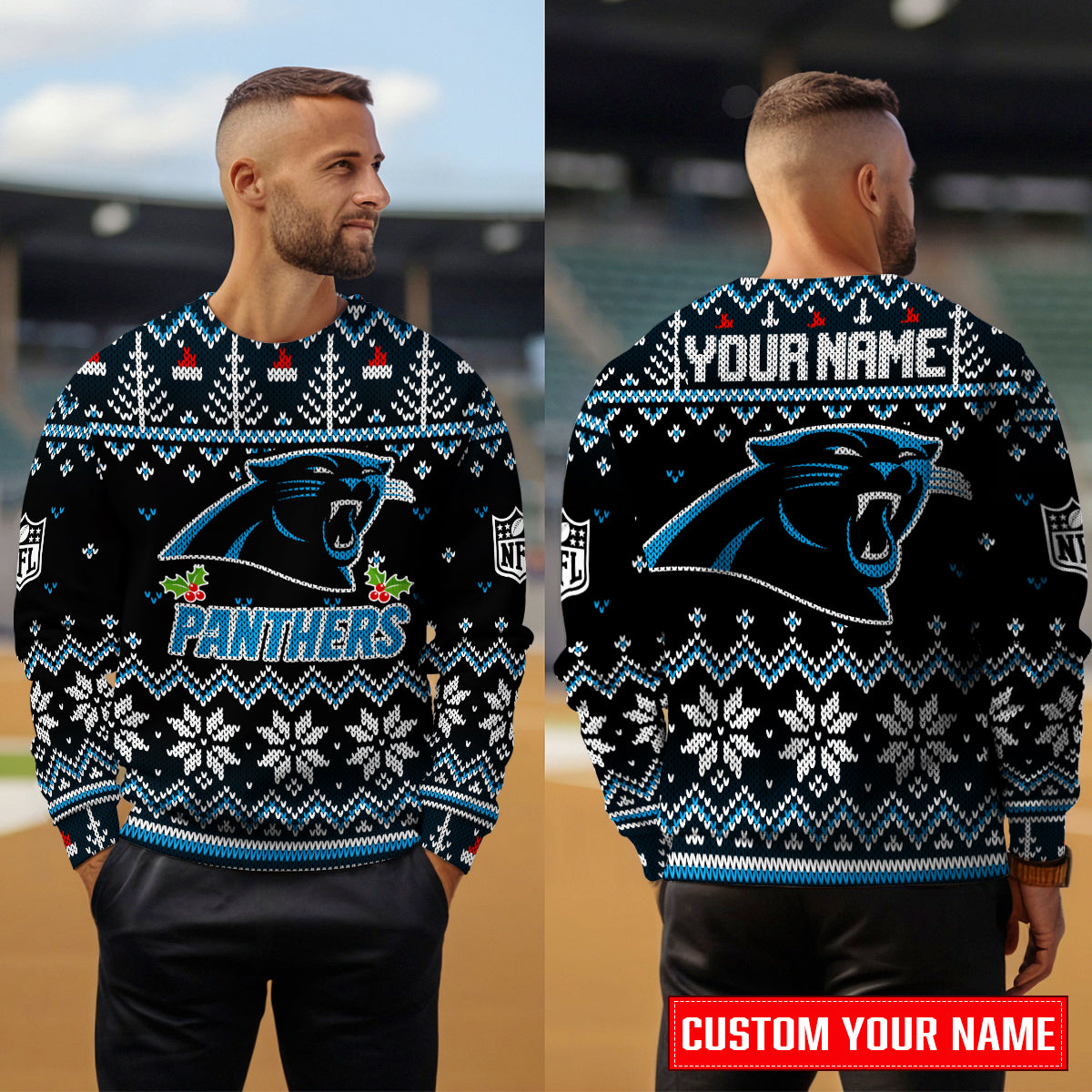Carolina Panthers Premium Ugly Christmas Sweater Special Edition AZCAUSW000067