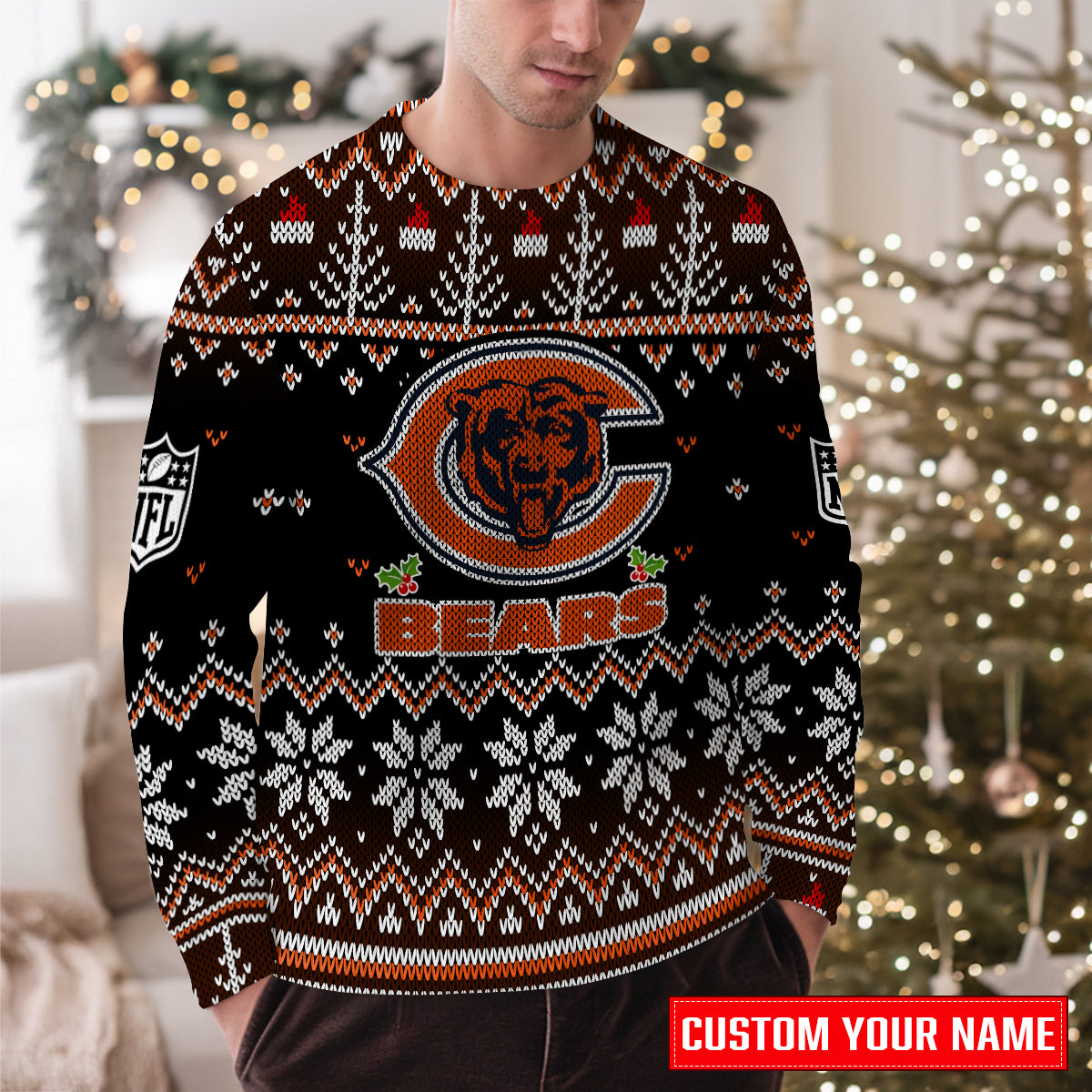 Chicago Bears Premium Ugly Christmas Sweater Special Edition AZCAUSW000068