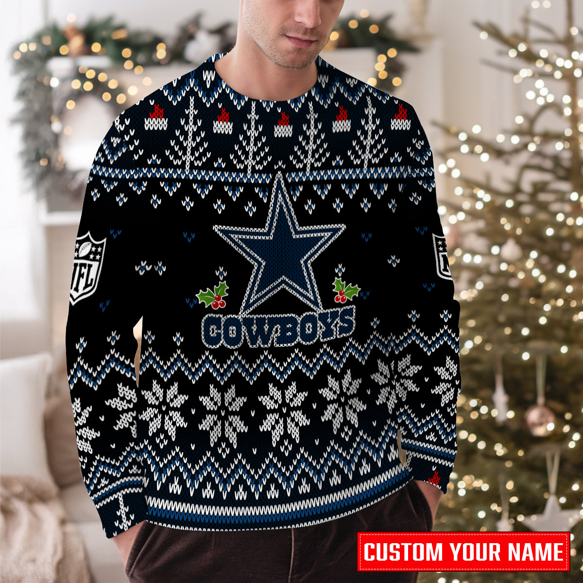 Dallas Cowboys Premium Ugly Christmas Sweater Special Edition  AZCAUSW000069