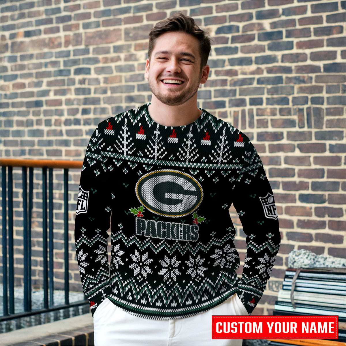 Green Bay Packers Premium Ugly Christmas Sweater Special Edition AZCAUSW000071
