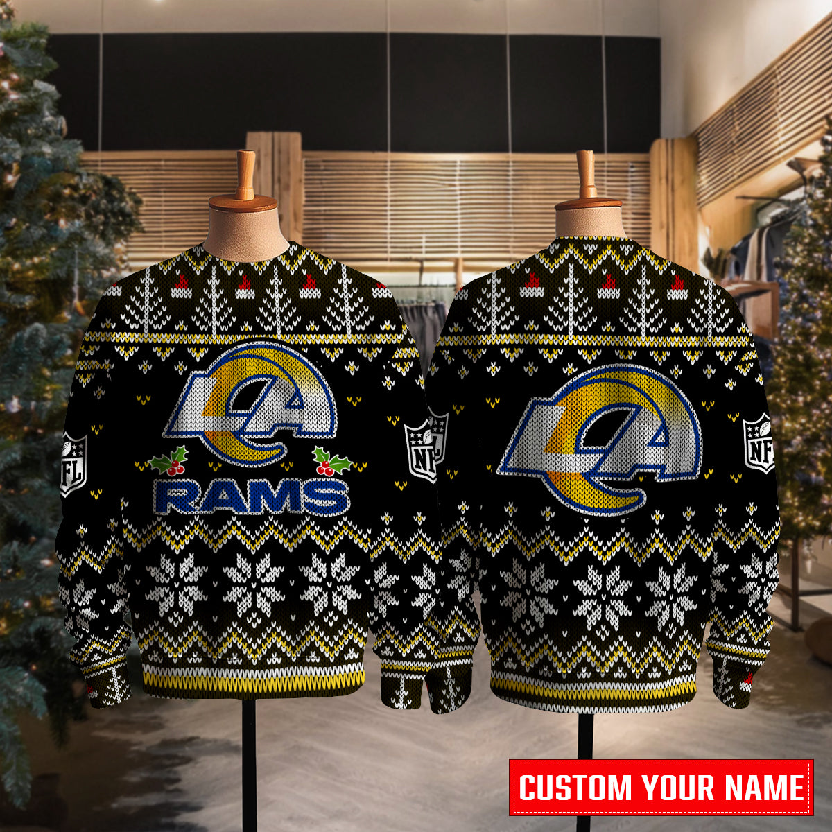 Los Angeles Rams Premium Ugly Christmas Sweater Special Edition  AZCAUSW000072